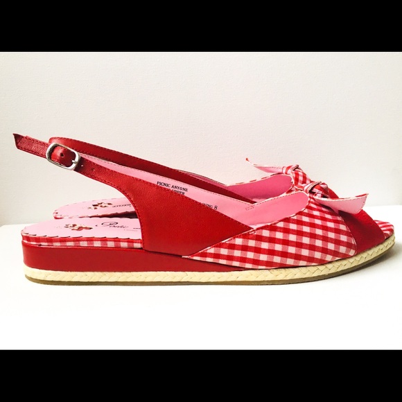 NWT-Poetic Licence “Picnic Anyone” slingback flat - Picture 5 of 6